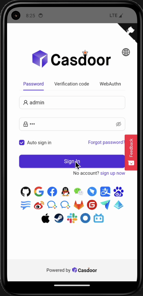 Android-casdoor-login